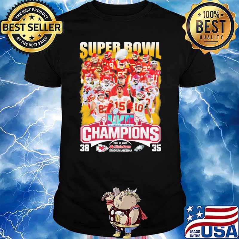 Super Bowl champions Kansas city Chiefs State Farm shirt