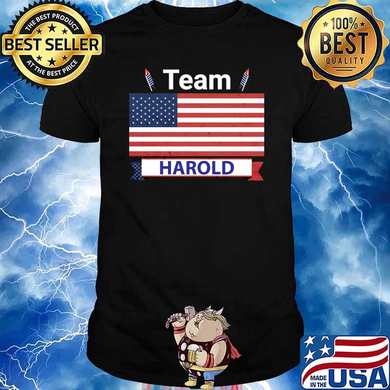 Team Harold American Flag Star Stripe T-Shirt