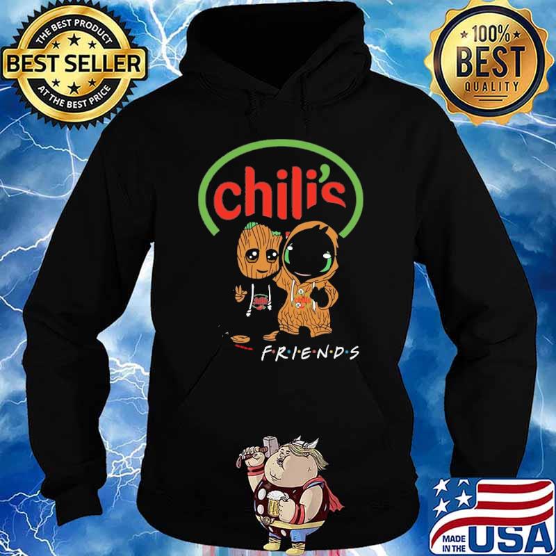 Top groot toothless friends Chili's shirt