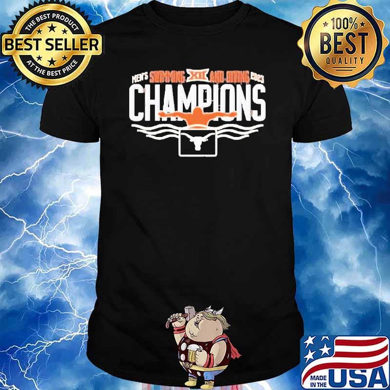 University Of Texas Longhorns 2023 Big 12 Men’s Swimming &amp Diving Champions shirt