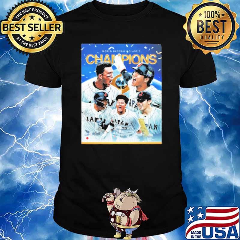 World Baseball Classic Champions 2023 Japan player Shirt