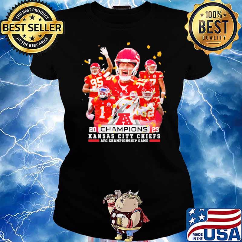 2023 champions Kansas city Chiefs AFC Championship game s Ladies tee