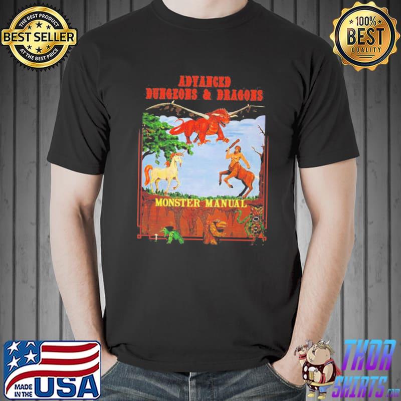 Advanced dungeons and dragons monster manual shirt