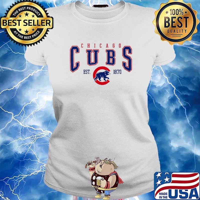 Vintage Baseball Game Day Chicago Cubs EST 1870 Sweatshirt