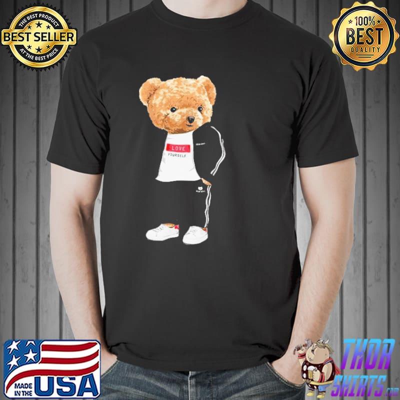 Bear love yoursefl sport shirt