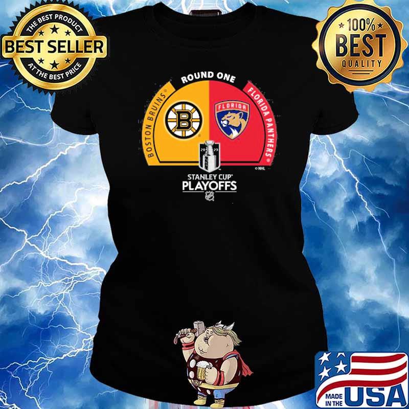Boston Bruins round one Florida Panthers 2023 NHL playoffs matchup s Ladies tee