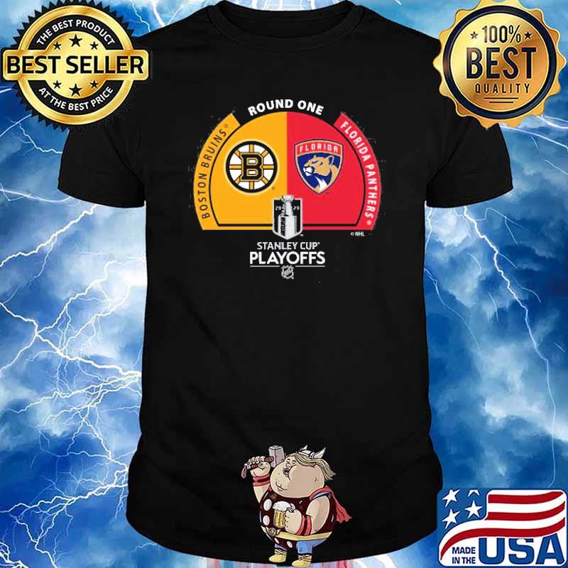 Boston Bruins round one Florida Panthers 2023 NHL playoffs matchup shirt