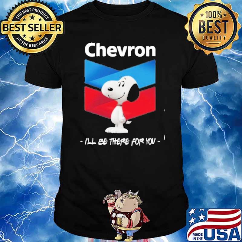 Chevron I'll be there for you snoopy shirt
