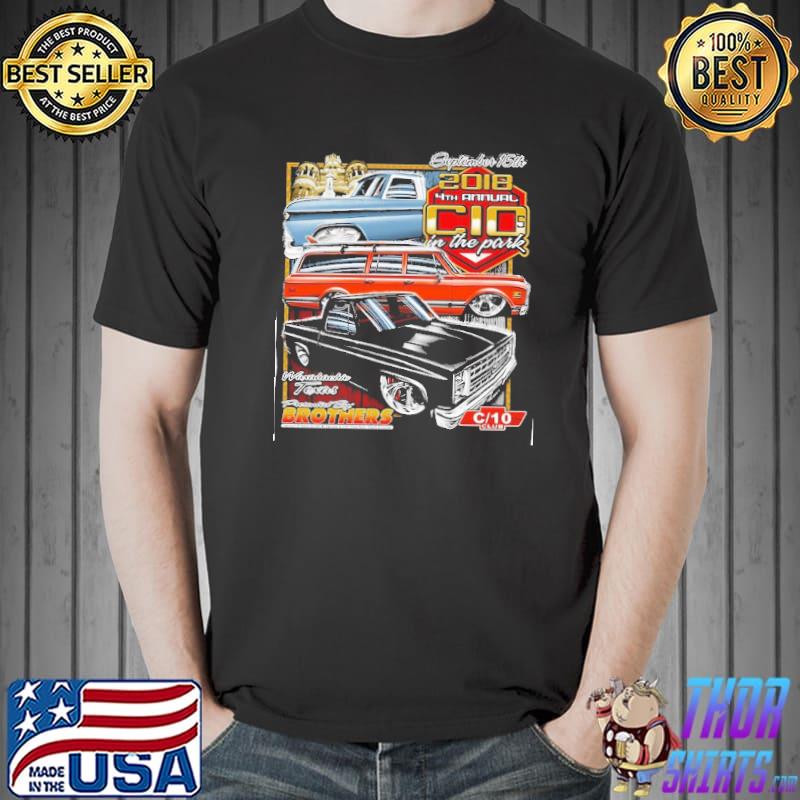 CHEVY C10 2018 september 15th 4th annual in the park brothers shirt
