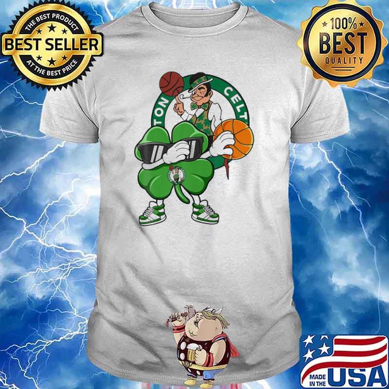 Dabbing Shamrock Boston Celtics Basketball sport shirt