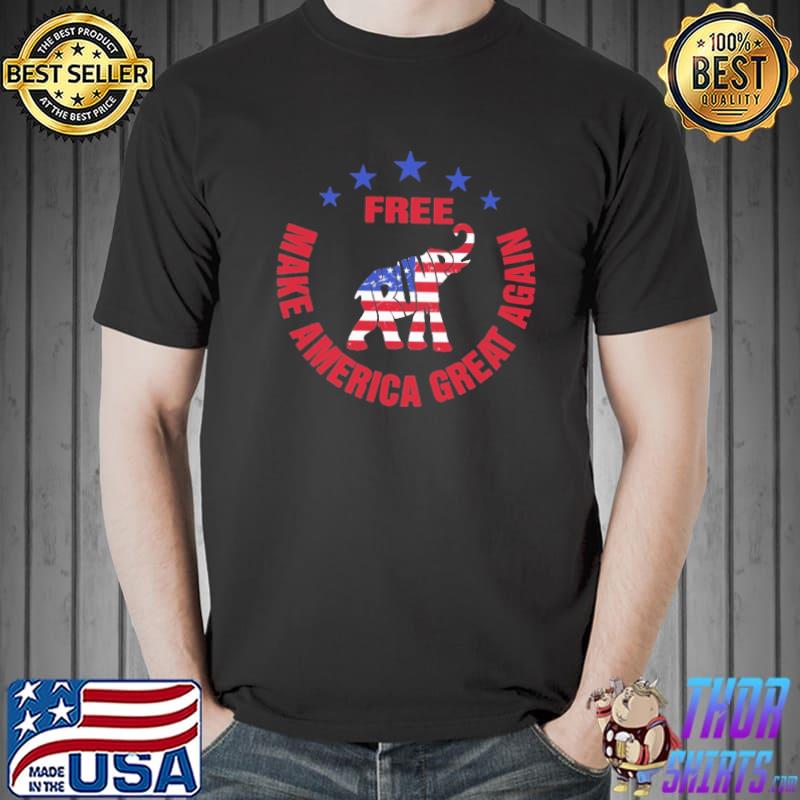 Donald Trump free make America great again shirt