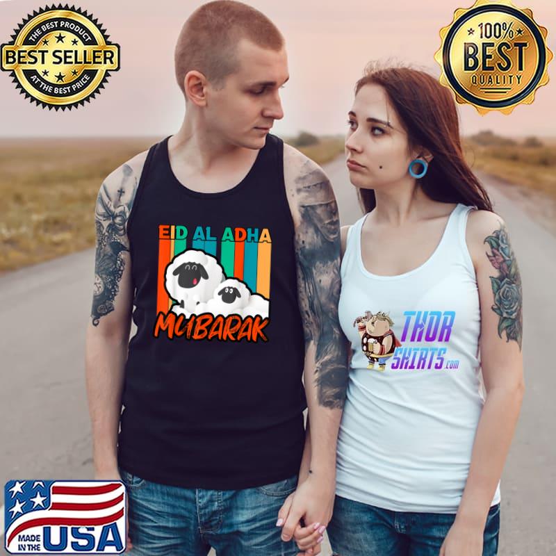 Eid al adha mubarak sheep for muslims happy eid vintage T-Shirt Tank Top