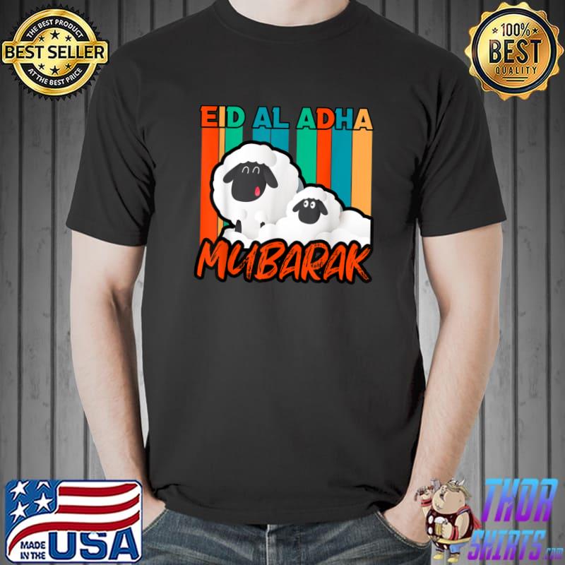 Eid al adha mubarak sheep for muslims happy eid vintage T-Shirt