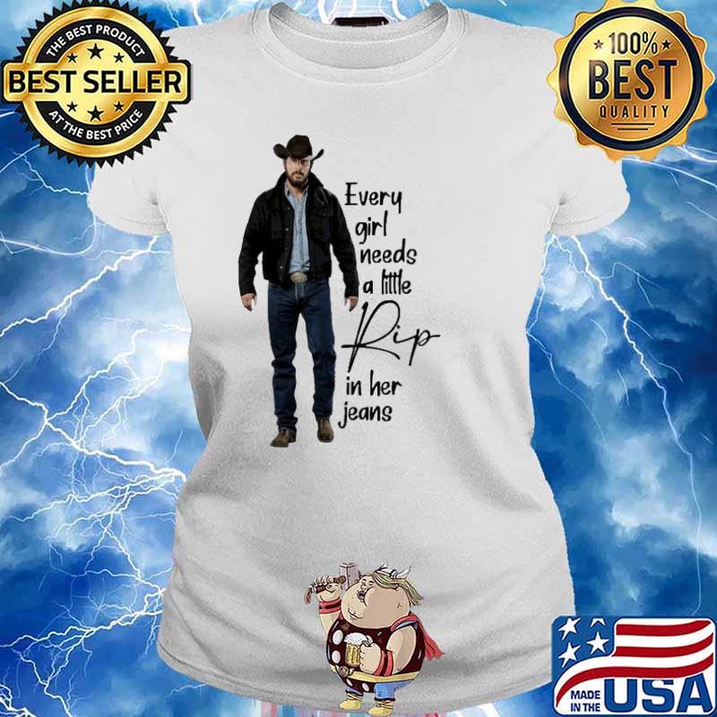 Every girl needs a little rip in her jeans s Ladies tee