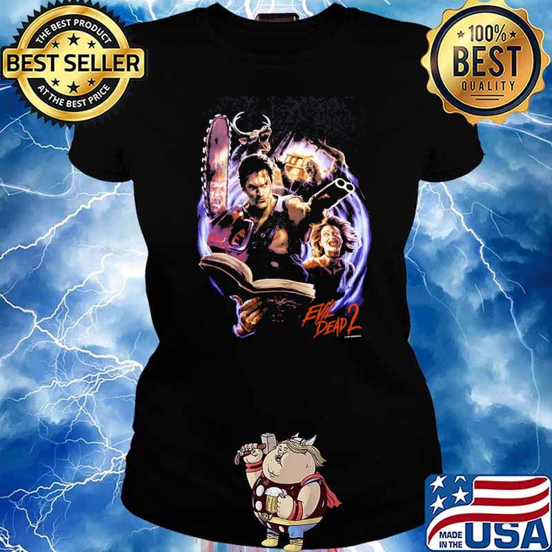 Evil Dead Movie Poster s Ladies tee