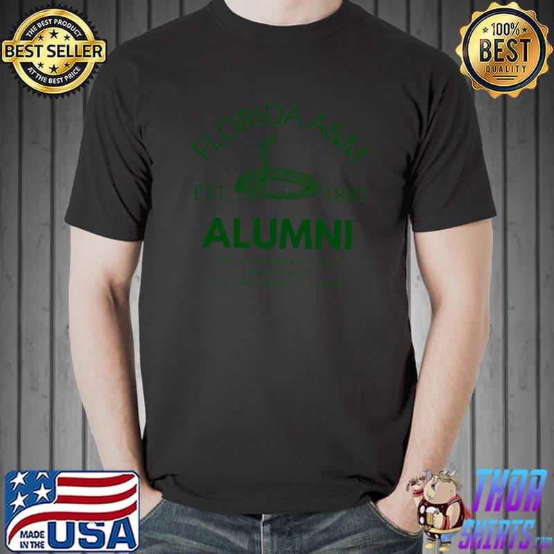 Florida a&m est 1887 alumni luther snake T-Shirt