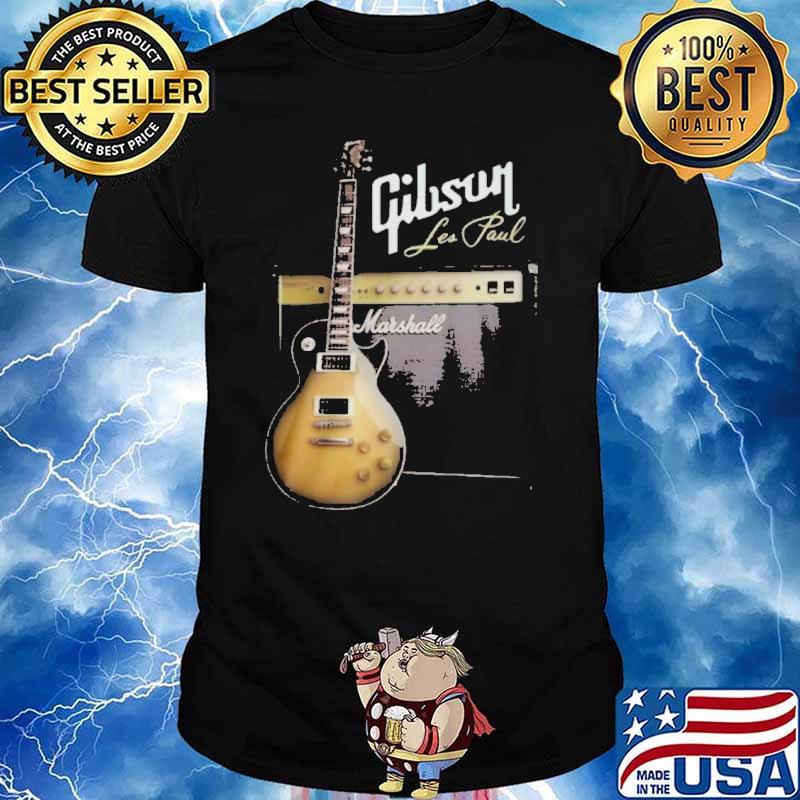 Gibson les paul Marshall guitar shirt