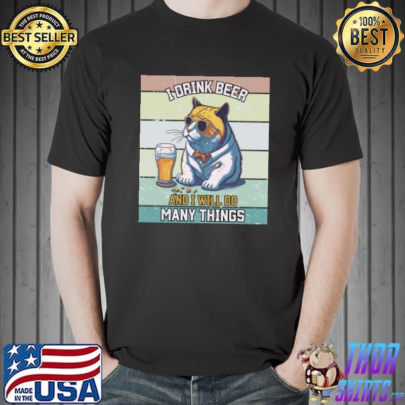 I drinking beer and i will do many things vintage dog T-Shirt