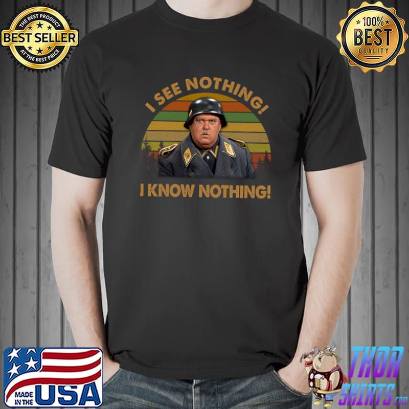 I See Nothing I Know Nothing Vintage Heroes Movie T-Shirt
