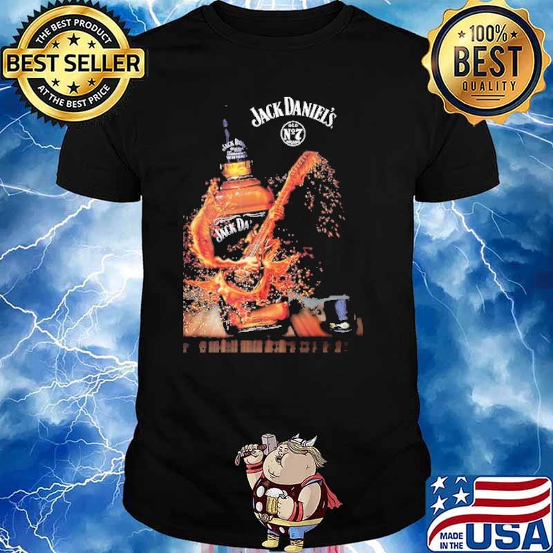 Jack Daniel's guitar shirt