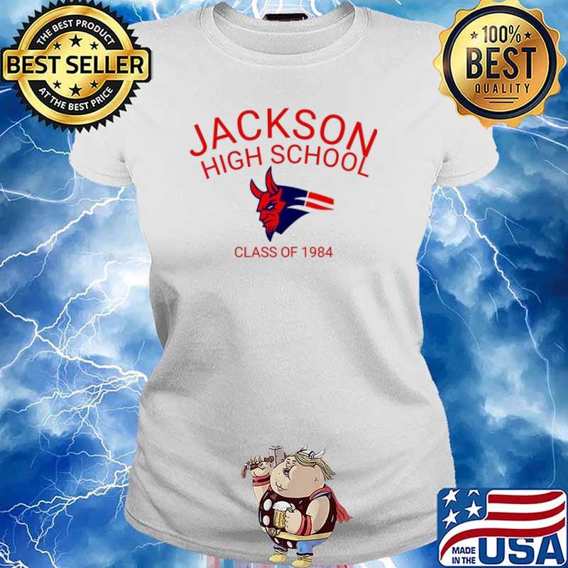 Jackson high school class of 1984 s Ladies tee
