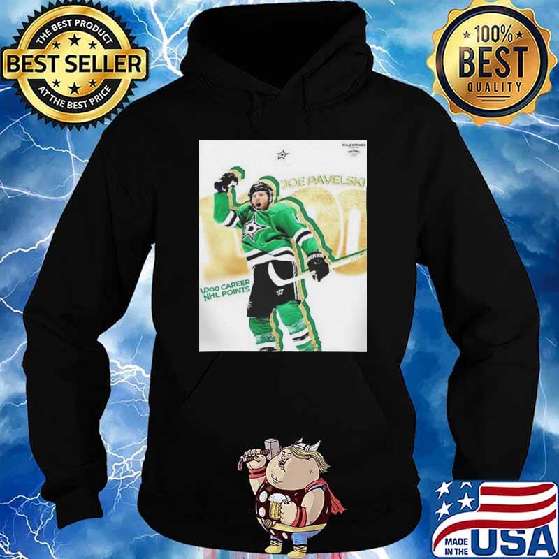 Joe Pavelski 1000 Career Nhl Points Shirt Hoodie