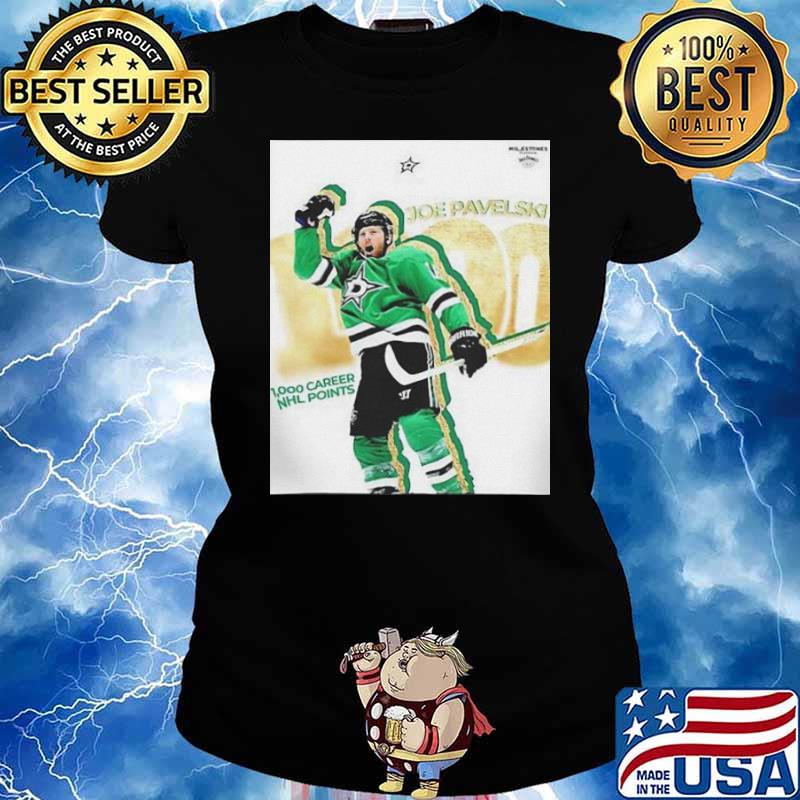Joe Pavelski 1000 Career Nhl Points Shirt Ladies tee