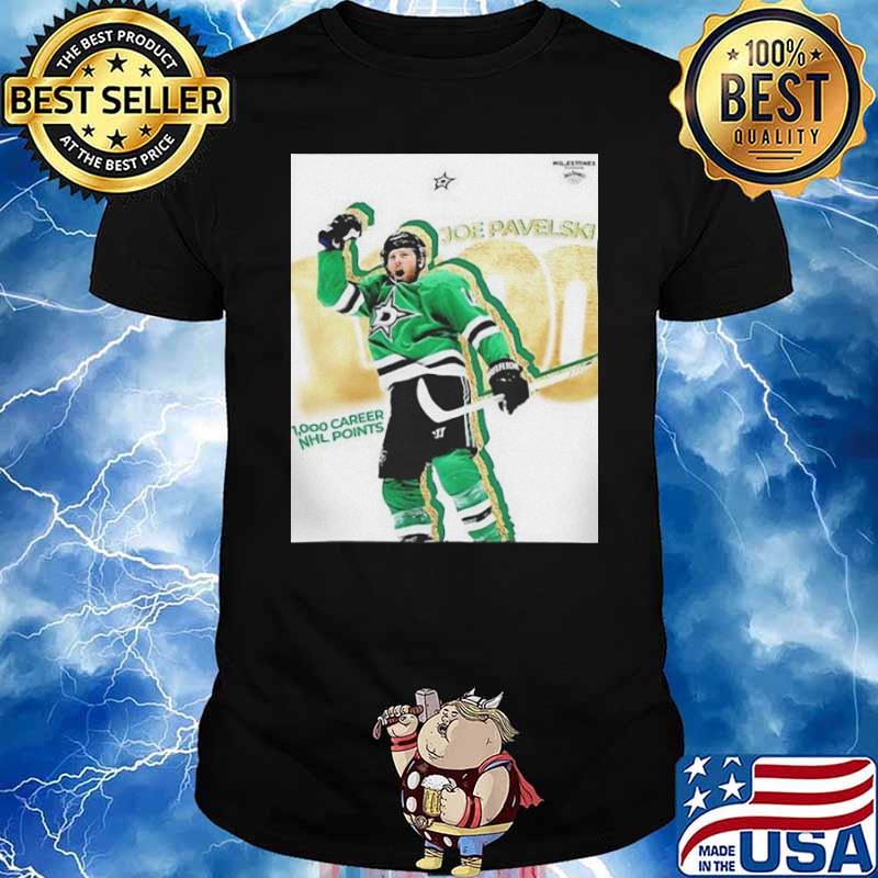 Joe Pavelski 1000 Career Nhl Points Shirt