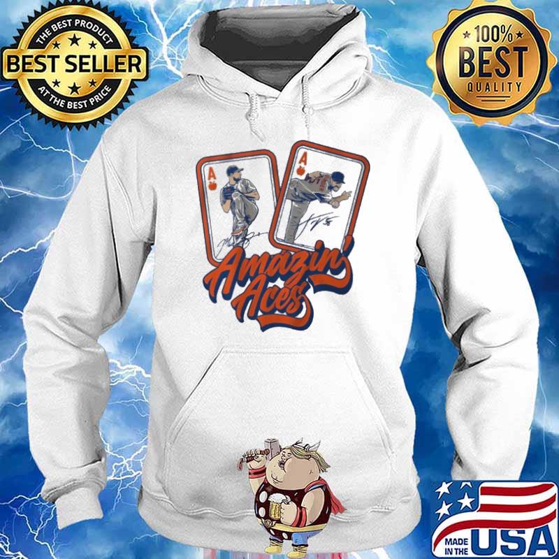 Justin Verlander And Max Scherzer Amazing Aces signature s Hoodie