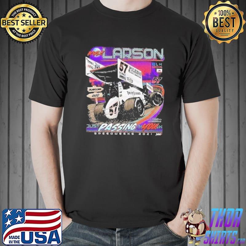 Kyle Larson passing you Polkens shirt