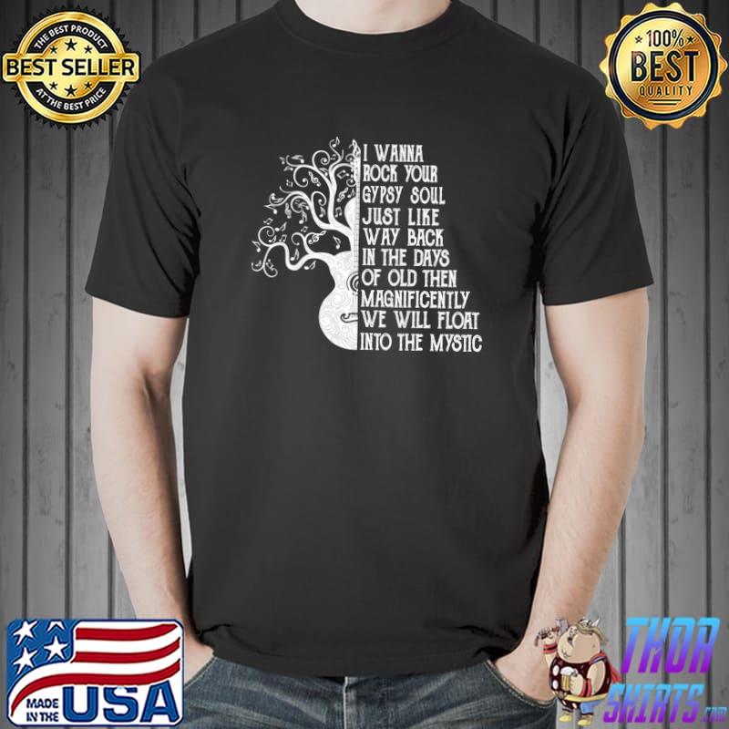 Musician Just Like Way Back In The Days Of Old Mens My Favorite Guitar Tree T-Shirt