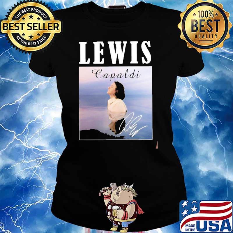 New Days Gone Quiet Lewis Capaldi Album Tour 2023 signature Shirt Ladies tee
