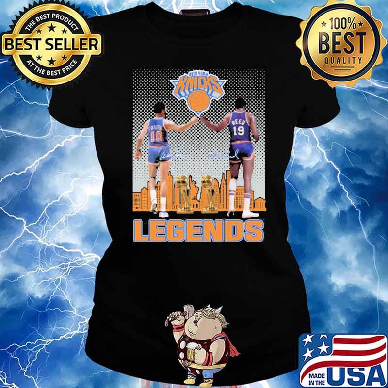 New York Knicks legends signatures s Ladies tee