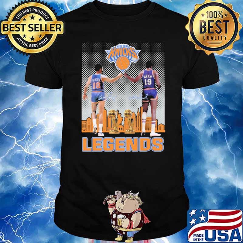 New York Knicks legends signatures shirt