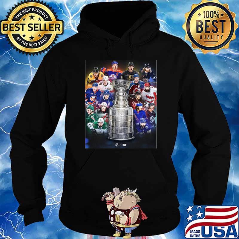 NHL Hockey All Team Supports 2023 Poster sport s Hoodie