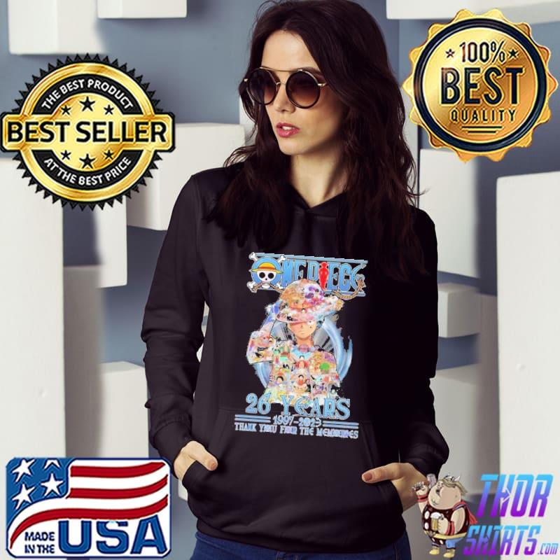One Piece 26 Years 1997 – 2023 Thank You For The Memories Shirt Hoodie
