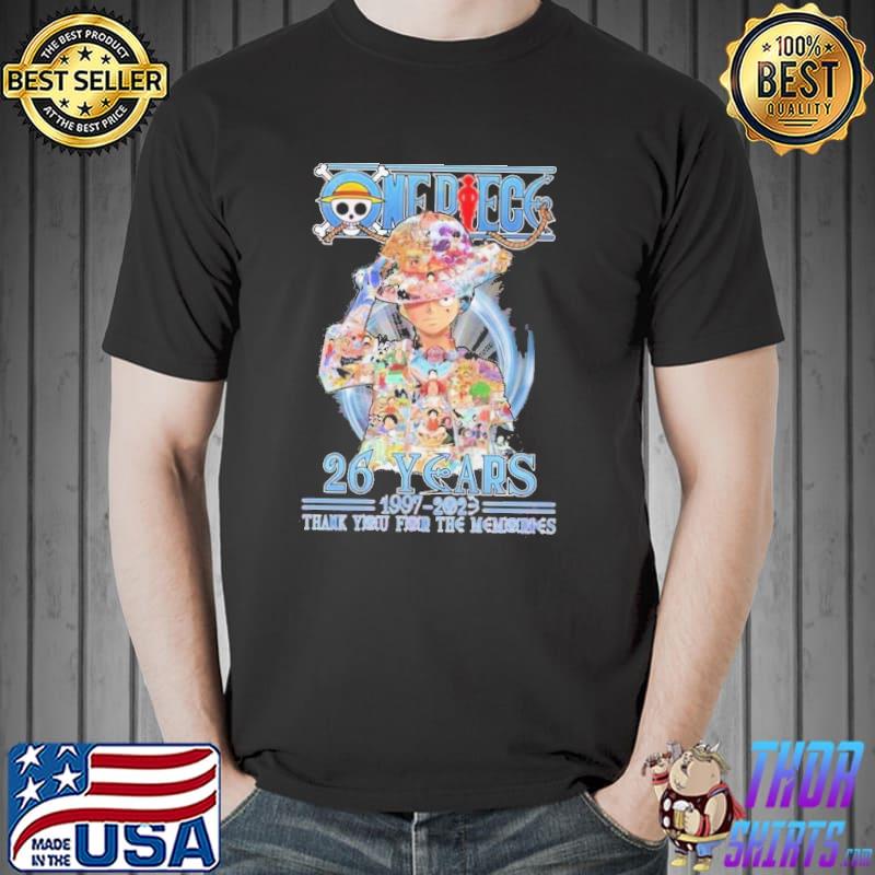 One Piece 26 Years 1997 – 2023 Thank You For The Memories Shirt