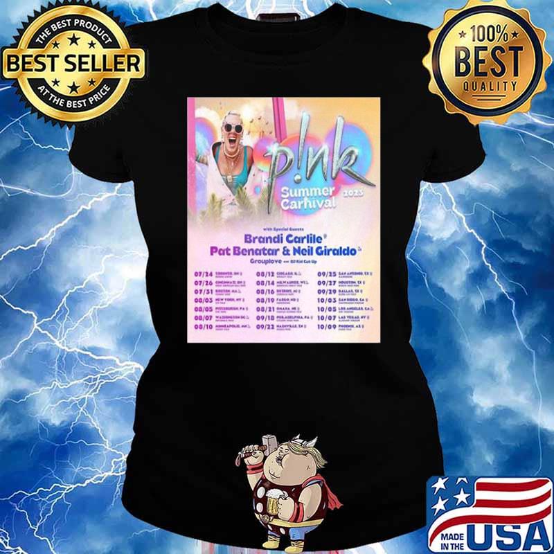 Pink summer carnival brandi carlile pat benatar and neil giraldo s Ladies tee
