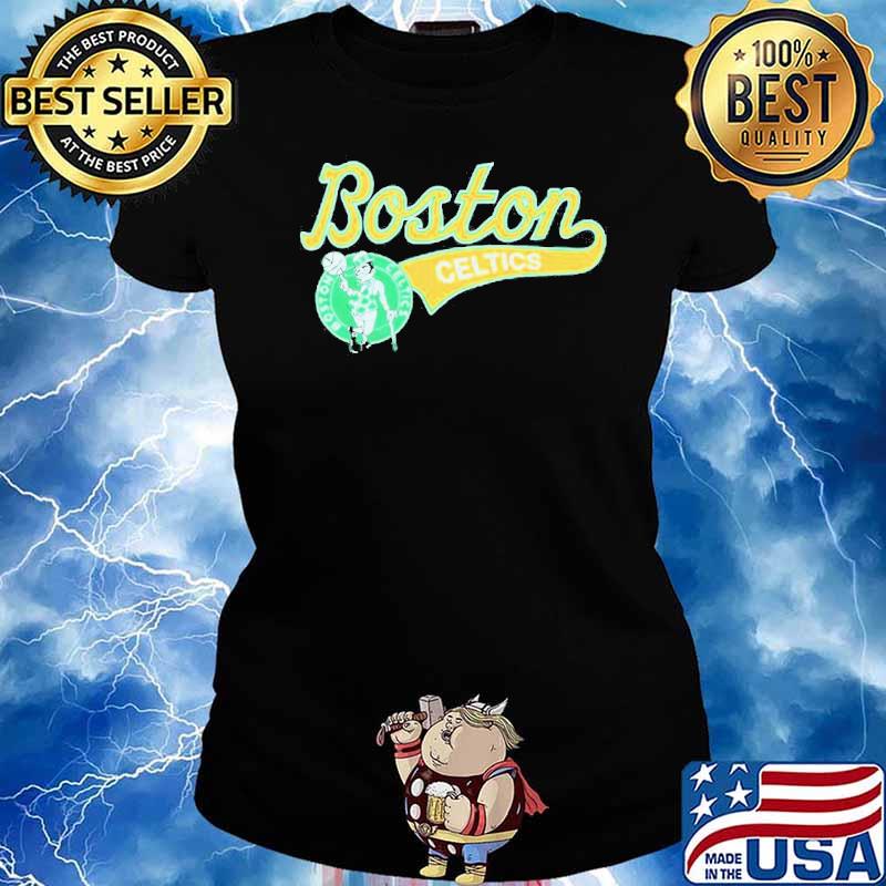 Script Boston Celtics basketball sport Shirt Ladies tee