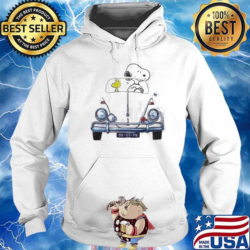 Snoopy and woodstock drive car s Hoodie