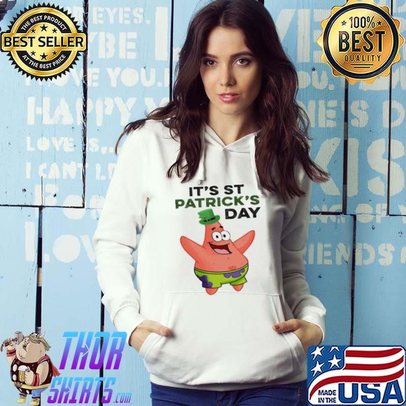 Spongebob Patrick Star Green it's St Patrick’s Day s Hoodie