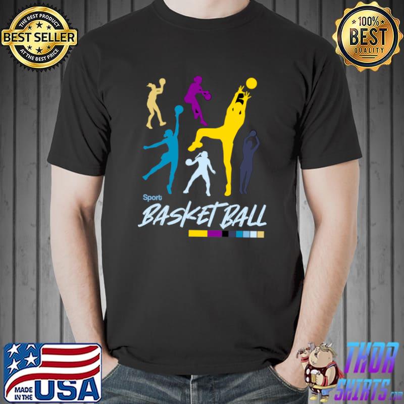 Sport basketball psychedelic style vintage T-Shirt