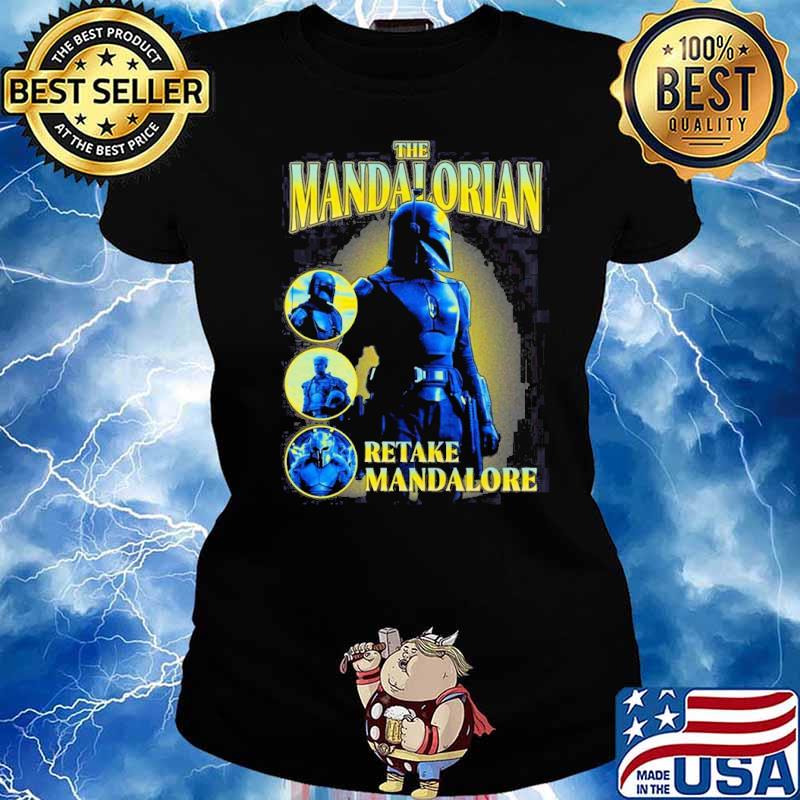 Star Wars The Mandalorian Retake Mandalore Girls T-Shirt Ladies tee