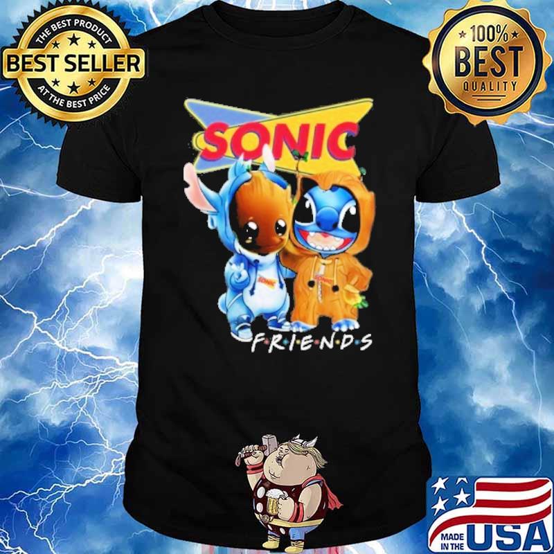 Stitch and groot friends SONIC DRIVE-IN shirt