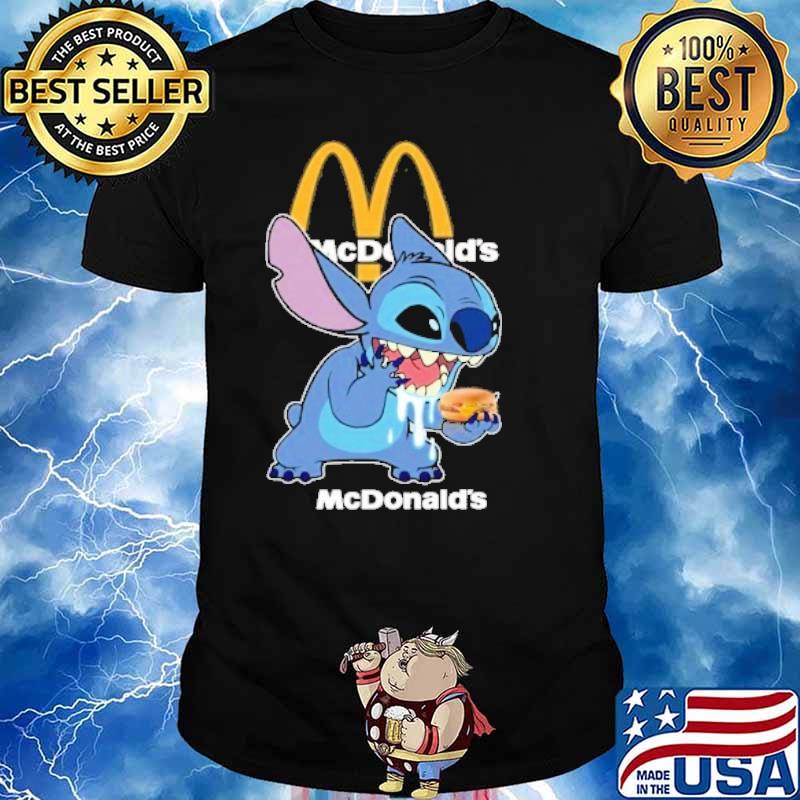 Stitch eat McDonald's shirt