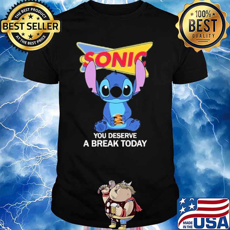 Stitch you deserve a break today SONIC DRIVE-IN shirt