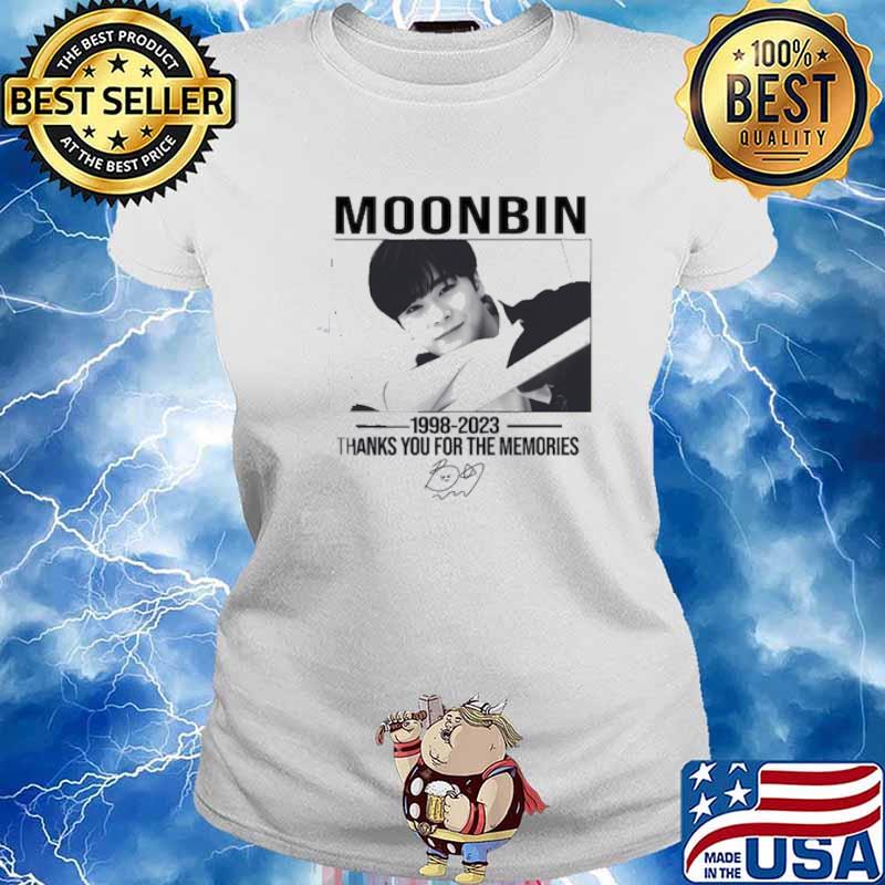 Thank You For The Memories 1998-2023 RIP Moon Bin korean s Ladies tee