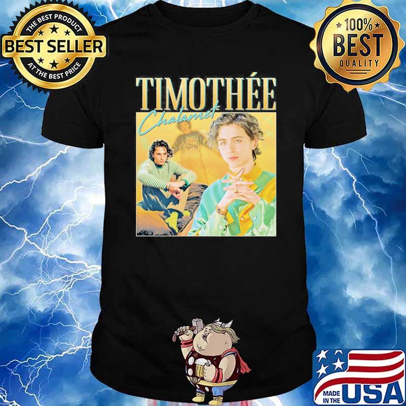 Timothee Chalamet Vintage A Tribute To The Actor signature Shirt
