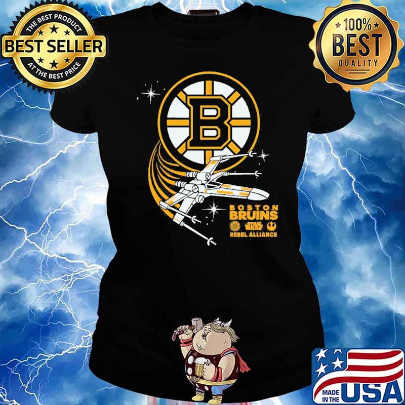 Toddler Boston Bruins Black Star Wars Rebel Alliance sport s Ladies tee