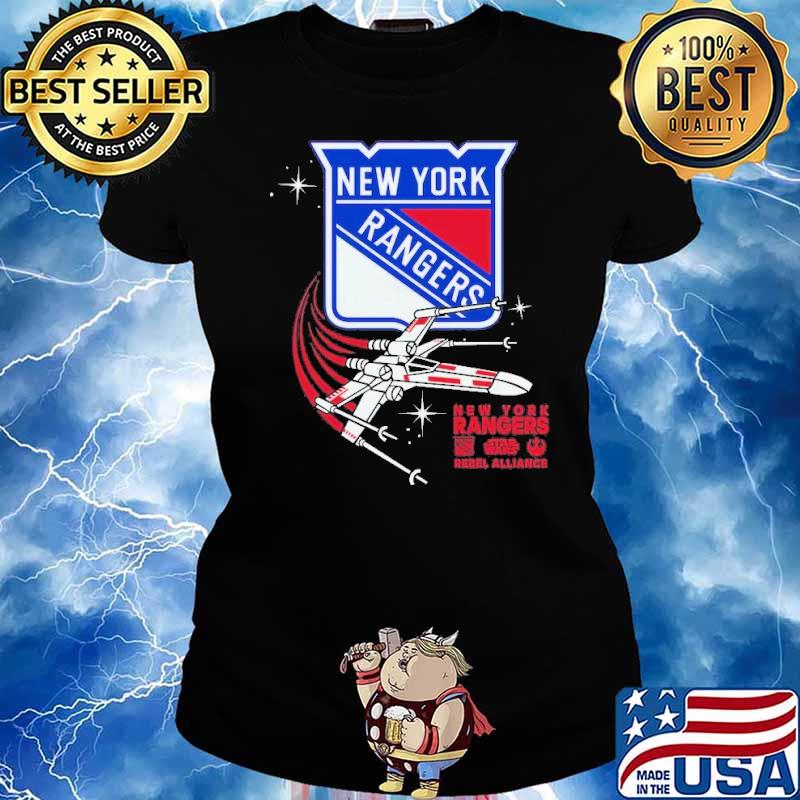 Toddler New York Rangers Black Star Wars Rebel Alliance sport s Ladies tee